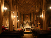 Interno dellan Chiesa di PORANA (click to enlarge)